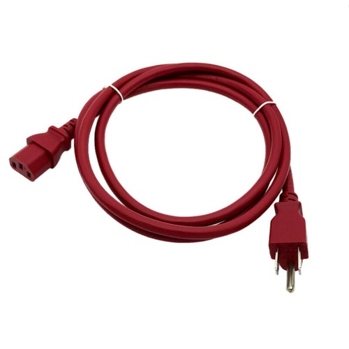 6ft power cord red for - cord,